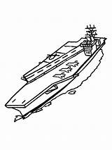 Aircraft Carrier Coloring Pages Sketch Page sketch template
