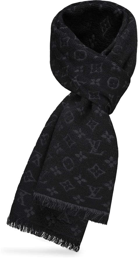 Louis Vuitton Monogram Classic Scarf Scarves (Black): Amazon.ca ...