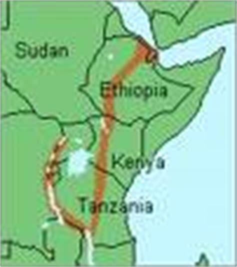 Great Rift Valley On Africa Map - Physical Map Great Rift Valley - Topology map of africa from ...