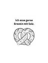 2 German Coloring Pages  Pretzel Lederhosen Oktoberfest Color sketch template