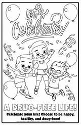 Red Ribbon Week Coloring Pages sketch template