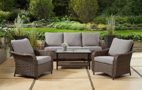 HD Designs Outdoors® Kinsley Wicker Cushion Sofa Set, 4 pc - Fred Meyer