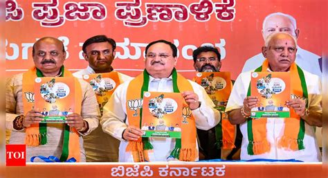 Election Manifesto BJP 2023: BJP's Karnataka poll manifesto promises ...