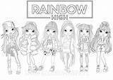 Rainbow High Coloring Pages Printable For Free Download sketch template