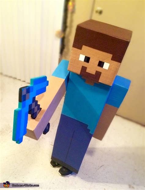 Homemade Minecraft Steve Costume | Creative DIY Ideas