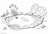 Collection Of Pond Coloring Pages  Free Printable sketch template