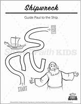ShareFaith Media » Acts 27 Shipwreck Preschool Coloring Pages  sketch template
