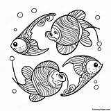Cute Pisces Fish Coloring Page  Pagescom sketch template