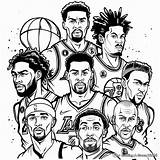 NBA Basketball Coloring Pages  Free & Printable sketch template