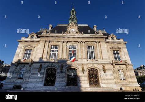 The beautiful City hall of Levallois-Perret, France Stock Photo - Alamy