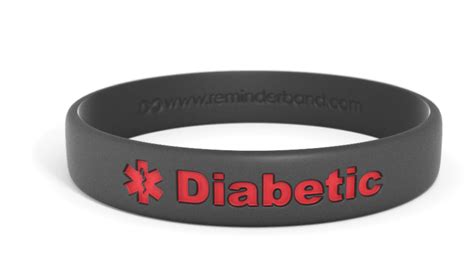 Silicone Medical Alert Bracelets | Custom Rubber Medical ID Wristbands | Free Shipping ...