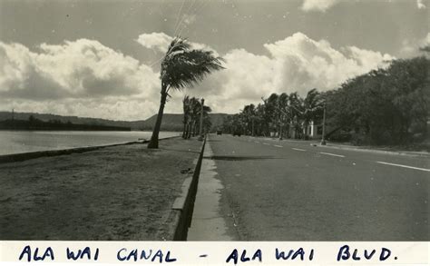 Ala Wai Canal and Boulevard, Honolulu, c.1944 | The Digital Collections ...