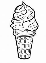 Ice Cream 9 Coloring Page  Free Printable Pages For Kids sketch template