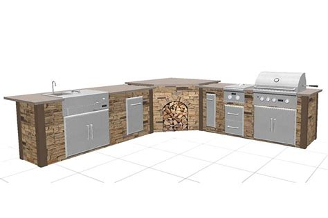 Free Outdoor Kitchen Design Software - Easy 5 Step Guide Build Outdoor Kitchen, Backyard Kitchen ...