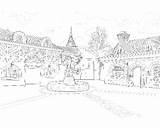 Epcot Park Coloring Pages sketch template