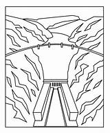 Hoover Dam coloring Page  Free Printable Coloring Pages sketch template