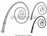 Braided Leather Whip Stock Vector Royalty Free 197262890  Shutterstock sketch template
