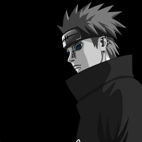 Yahiko Wallpaper 4K, Pain, Naruto, Black background