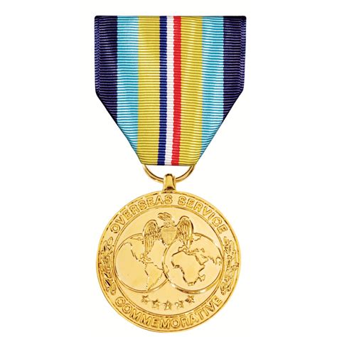 Overseas Service Commemorative Medal Anodized