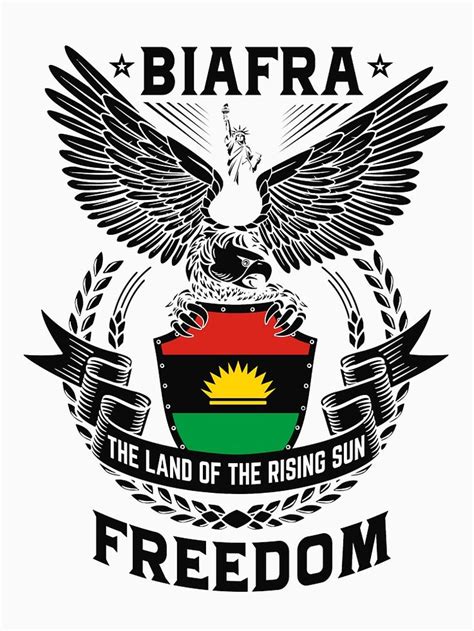 "BIAFRA FLAG LAND OF THE RISING SUN" T-shirt by Ralphline #Aff , # ...