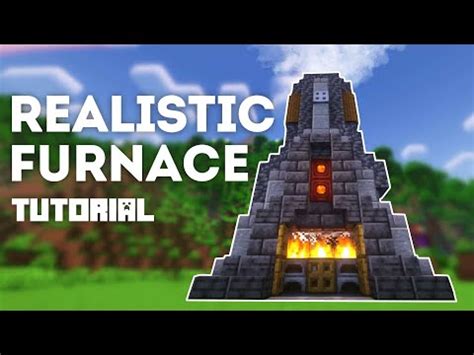 How to Build: Realistic Furnace (Minecraft Tutorial) - YouTube