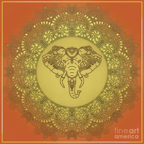 Elephant mandala Digital Art by Jerzy Czyz - Fine Art America