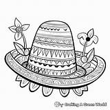 Sombrero Coloring Pages  Free & Printable sketch template