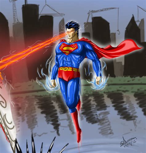 Close up of Superman laser beam by nairarun15 on DeviantArt