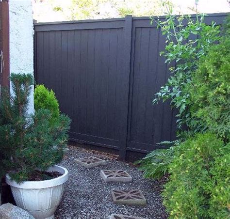 Inspiration: Black Wooden Fences | Fence design, Wooden fence, Black fence