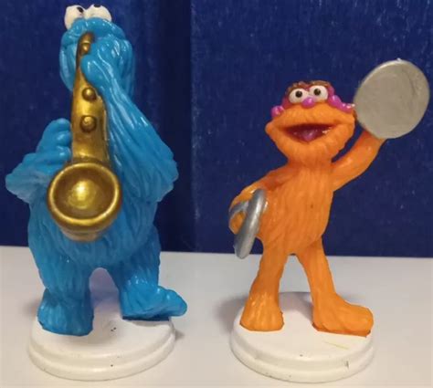 JIM HENSON WILTON Sesame Street Cake Toppers Cookie Monster Zoe Muppets Used $0.99 - PicClick