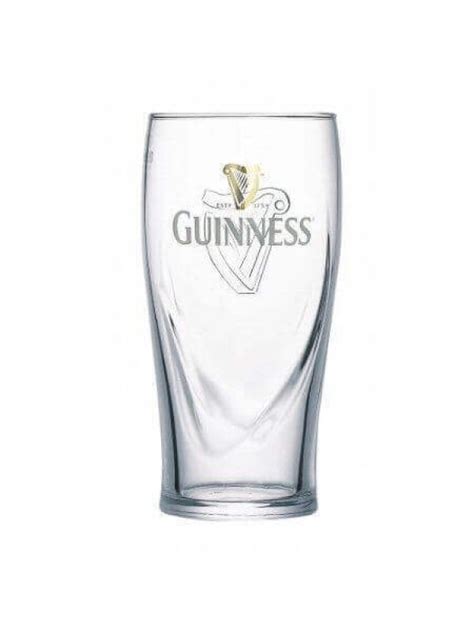 Arthur Guinness Pint Beer Glasses (set of 6) 500ml