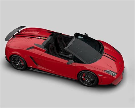 Red Lamborghini Gallardo Spyder