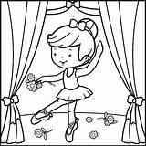 Free Coloring Pages For Girls Dancers sketch template