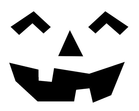 Free Printable easy funny jack o lantern face stencils patterns | Funny Halloween Day 2020 ...