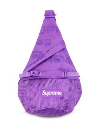 Supreme logo-print Sling Bag - Farfetch