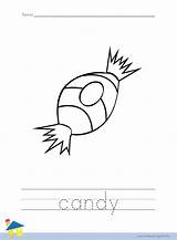 Candy Coloring Worksheet – The Learning Site sketch template