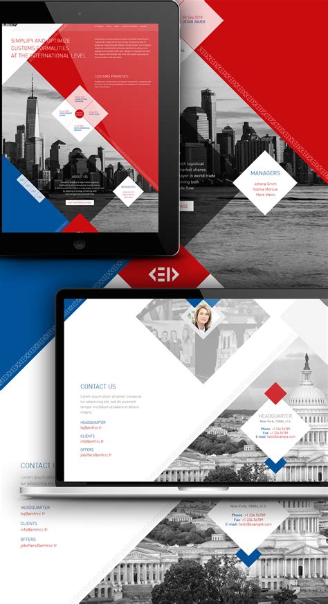 American-French Chamber of Commerce on Behance