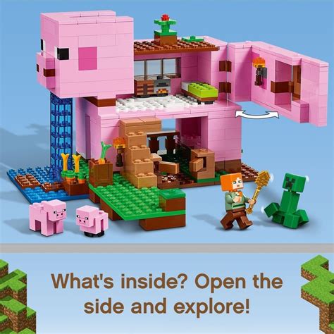 LEGO Minecraft The Pig House - 21170 | BIG W