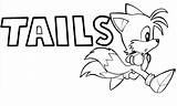 Tails From Sonic The Hedgehog 2 Coloring Pages  sketch template