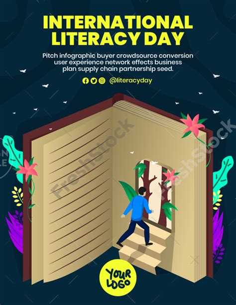 International Literacy Day Poster – FreshStock