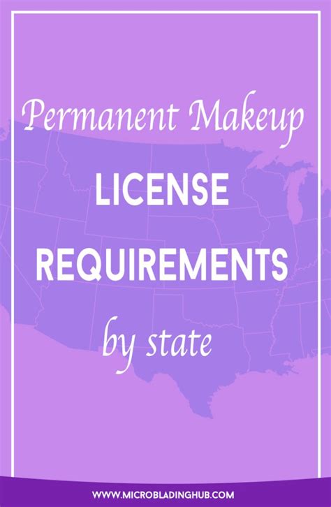 Permanent Makeup License Requirements By State - Microblading Hub