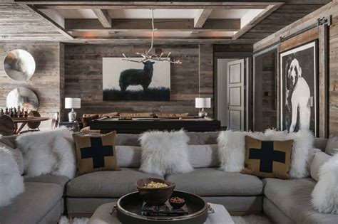 Ski-in/ski-out chalet in Montana with rustic-modern styling