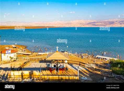 View of Dead Sea at Kalia Beach, Israel, Middle East Stock Photo - Alamy