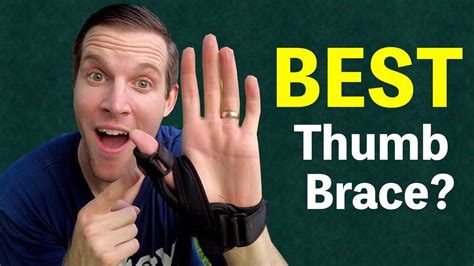BEST THUMB BRACE on AMAZON!? | $12 Thumb Spica Splint Review - YouTube
