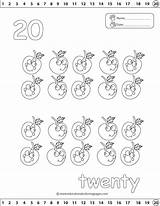 Number 20 Coloring Page Free Printable The Art Kit  Vrogueco sketch template