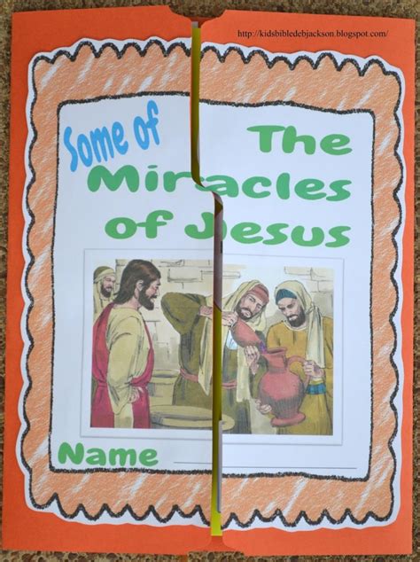 Bible Fun For Kids: Jesus And His Miracles | Printable Worksheets Miracles Jesus - Lexia's Blog