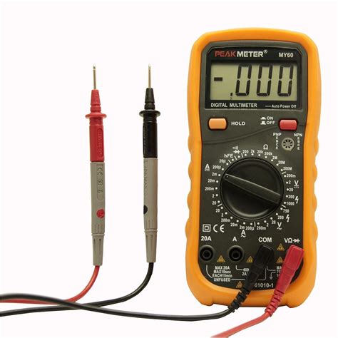 PEAKMETER MY60 Digital Multimeter High Voltage Meter Tester Current Resistance Tester Ammeter ...