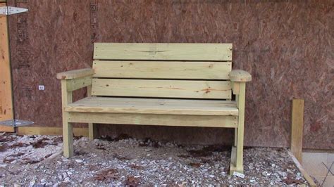 How to make a quick, easy, and inexpensive garden bench. | Diy bench ...