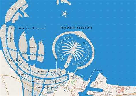 Dubai City Map Tourist