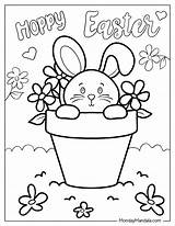 Easter Bunny Coloring Pages Free Printable Pdf  Infoupdateorg sketch template